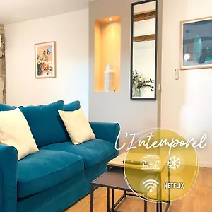  Appartement L'intemporel - Grand T2 Climatise, Terrasse Couverte En Hypercentre